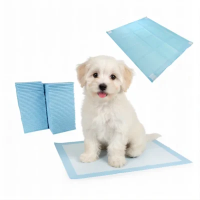 Anti-slip pet training pads with 4 corner adhesive sticky tabs for floor protection, professional factory supply.